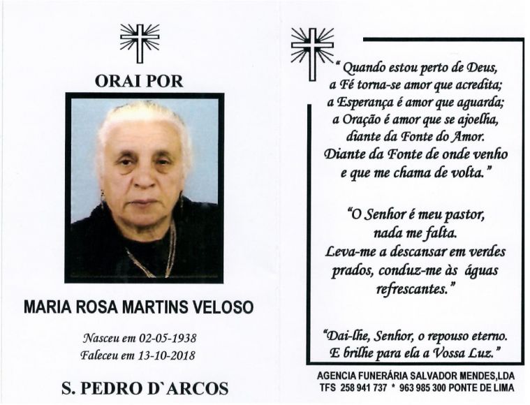 Maria Rosa Martins Veloso