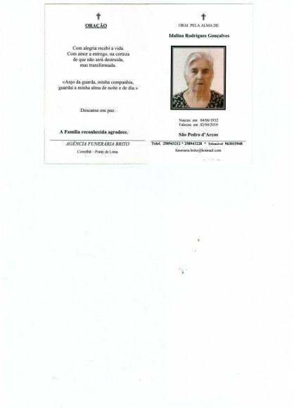 Idalina Rodrigues Gon&ccedil;alves