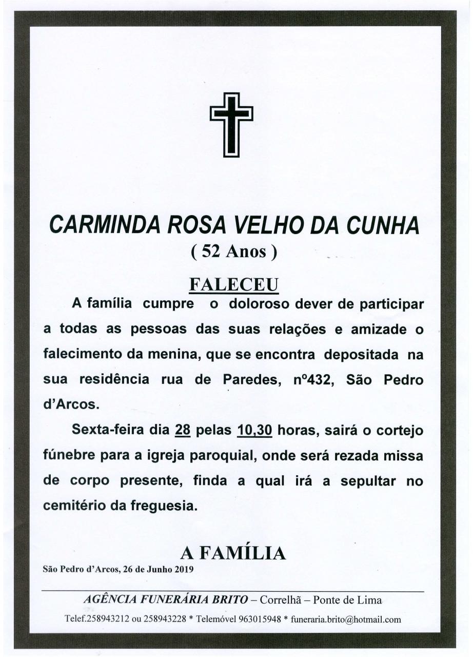 Carminda Rosa Velho da Cunha
