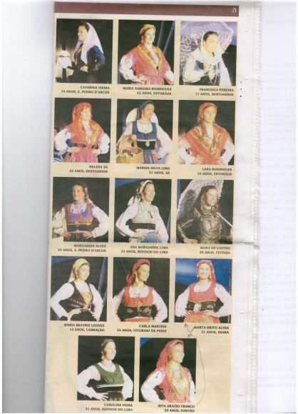 Candidatas &aacute; elei&ccedil;&atilde;o de Rainha das Vindimas