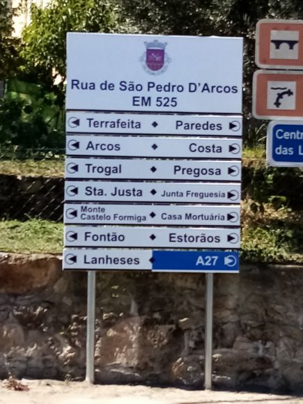 Placas de informa&ccedil;&atilde;o - Centro