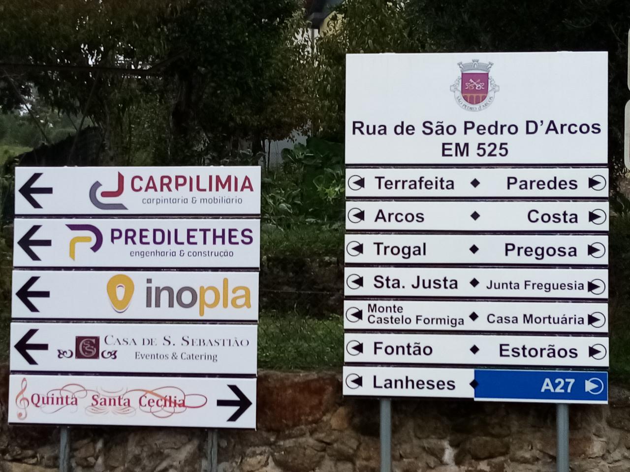Placas de informa&ccedil;&atilde;o-Centro