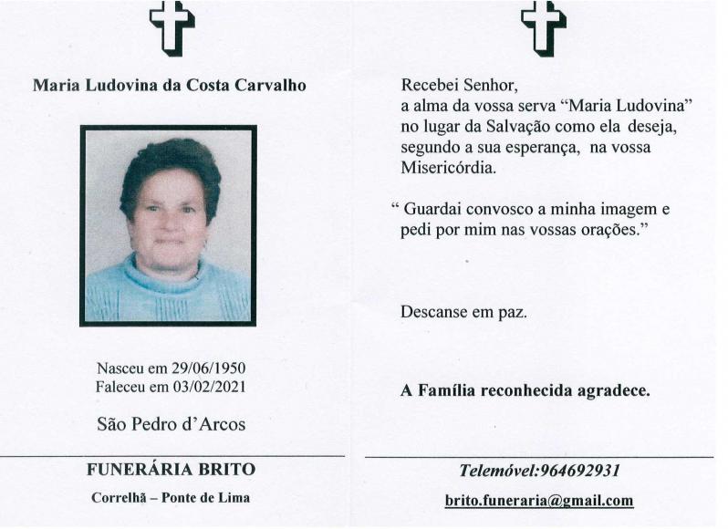 Maria Ludovina da Costa Carvalho