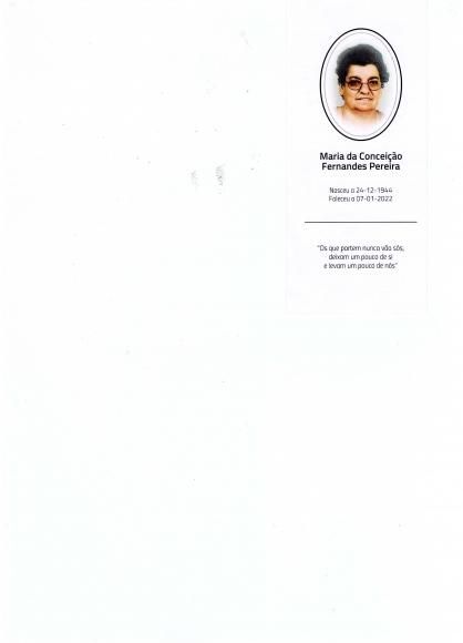 Maria da Concei&ccedil;&atilde;o Fernandes Pereira