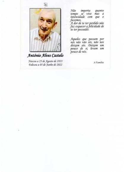 Ant&oacute;nio Alves Castelo