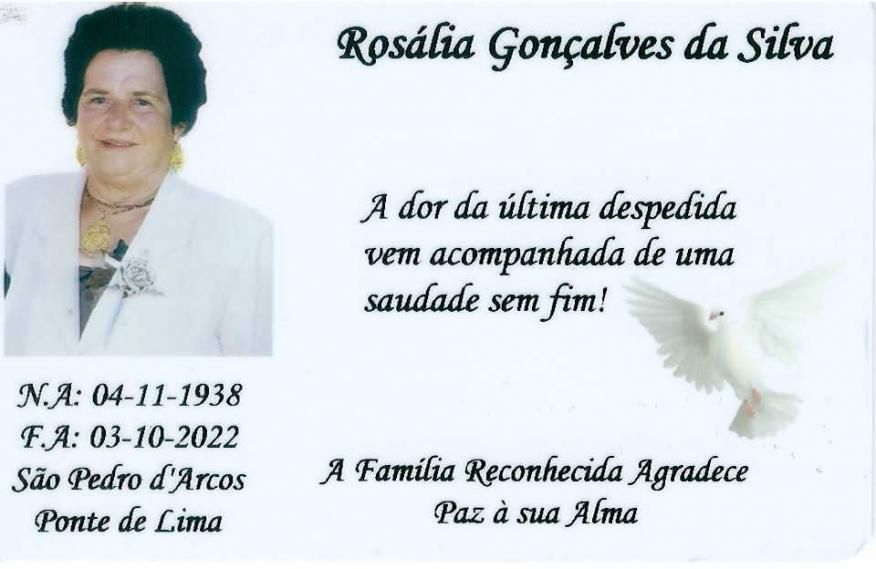 Ros&aacute;lia Gon&ccedil;alves da Silva