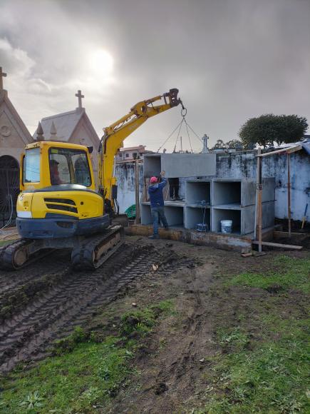 Obras no Cemit&eacute;rio