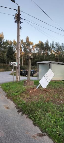 Placa de Sinaliza&ccedil;&atilde;o com Ruas da Freguesia