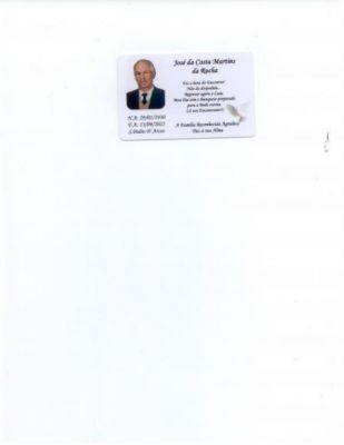 Óbito -José da Costa Martins da Rocha