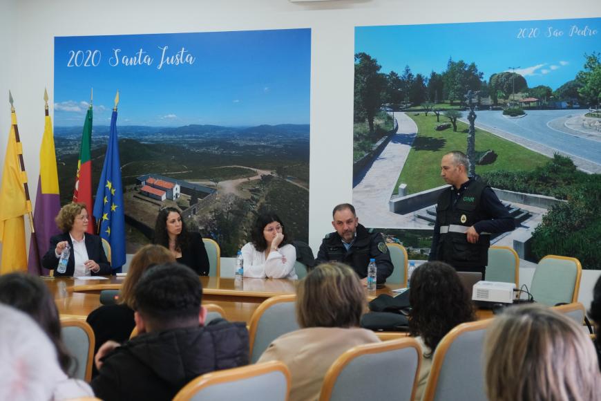 Palestra sobre Viol&ecirc;ncia Dom&eacute;stica