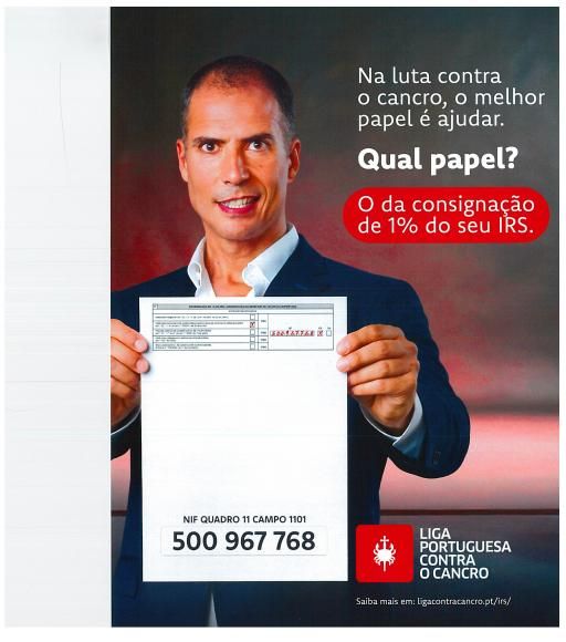 Na luta contra o cancro, o melhor papel &eacute; ajudar.
