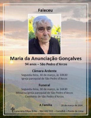 Maria da Anuncia&ccedil;&atilde;o Gon&ccedil;alves 