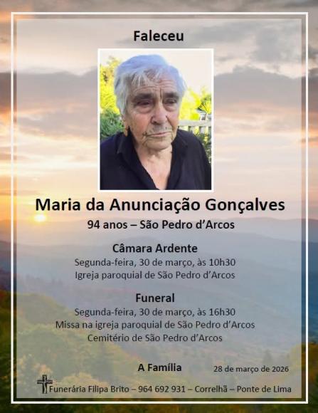 Maria da Anuncia&ccedil;&atilde;o Gon&ccedil;alves 