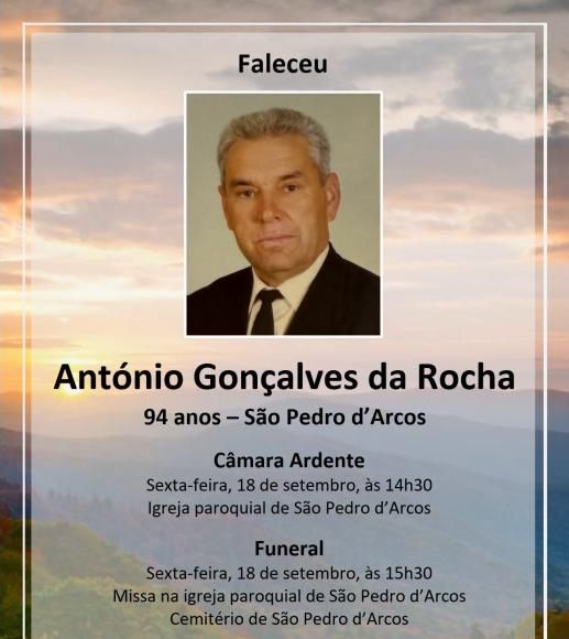&oacute;bito - Ant&oacute;nio Gon&ccedil;alves da Rcoha