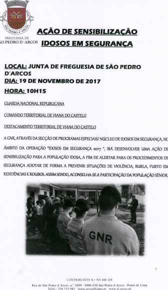 Ac&ccedil;&atilde;o de Sensibiliza&ccedil;&atilde;o-IDOSOS EM SEGURAN&Ccedil;A